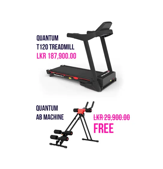 Quantum T 120 Treadmill  With Quantum AB Machine